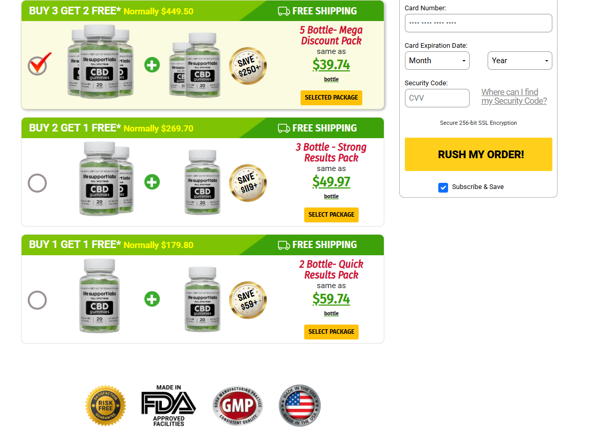 Green Life CBD Gummies