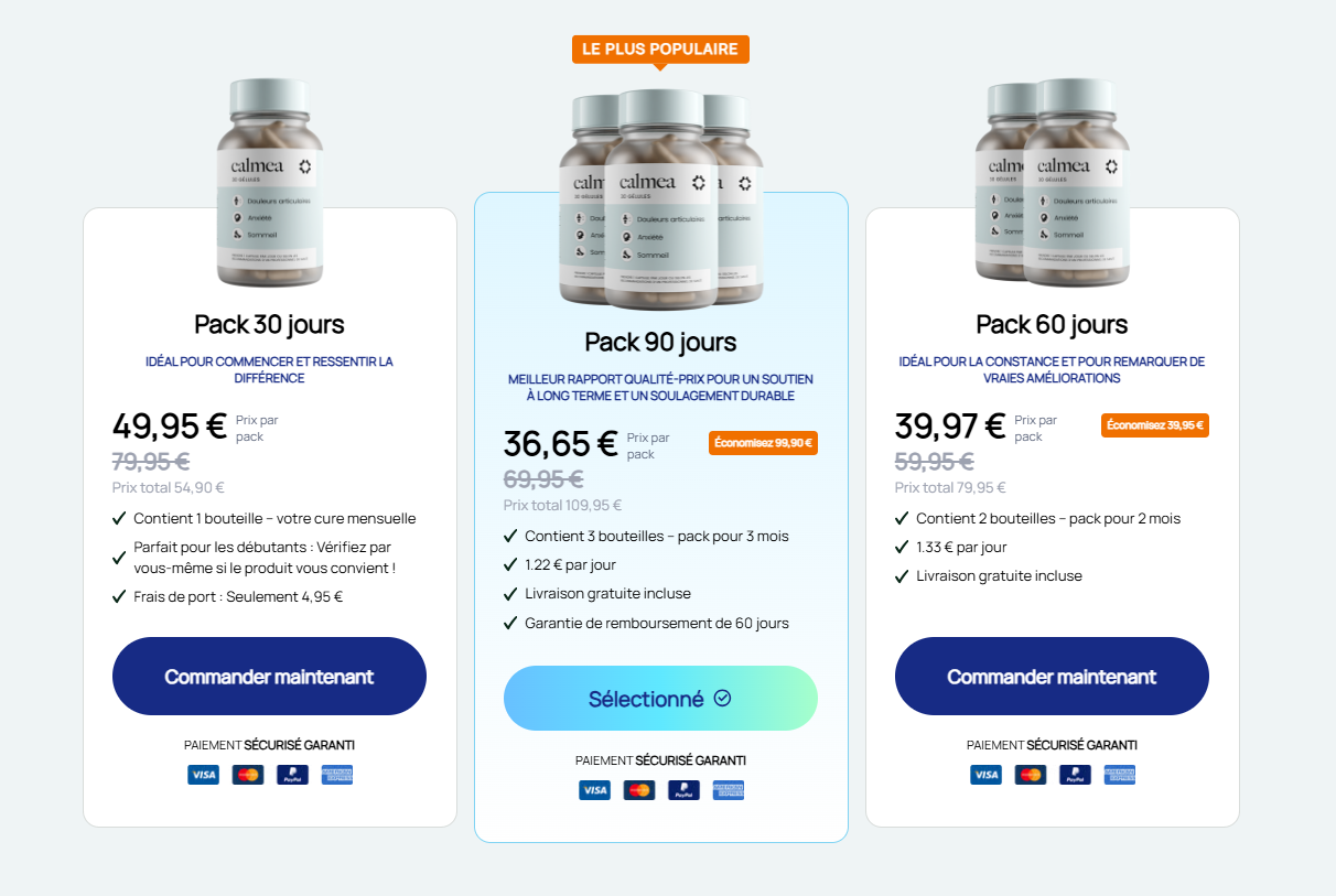 Calmea CBD Capsules AVIS Calmea CBD Capsules AVIS
