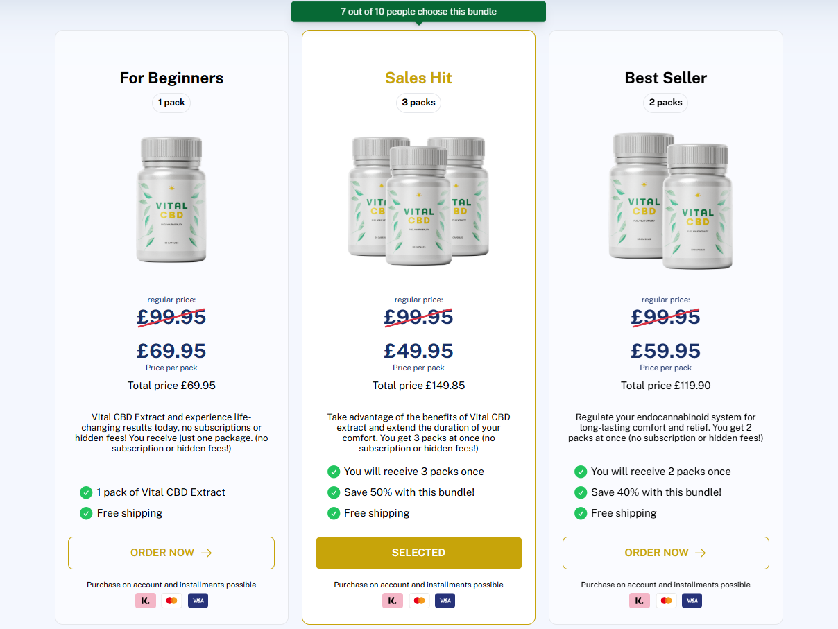 Vital CBD Capsules UK Vital CBD Capsules UK