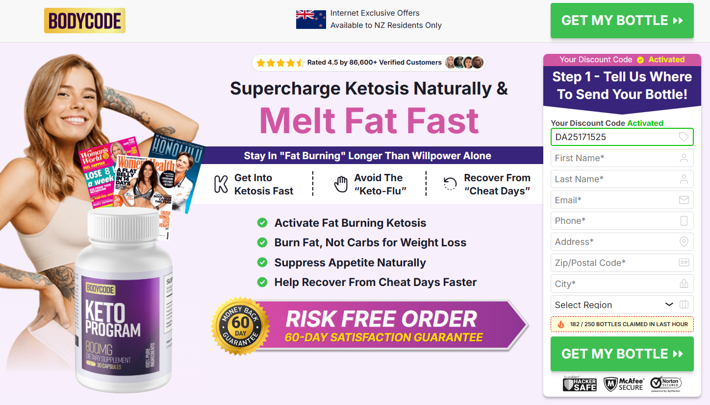 BodyCode Keto New Zealand BodyCode Keto New Zealand