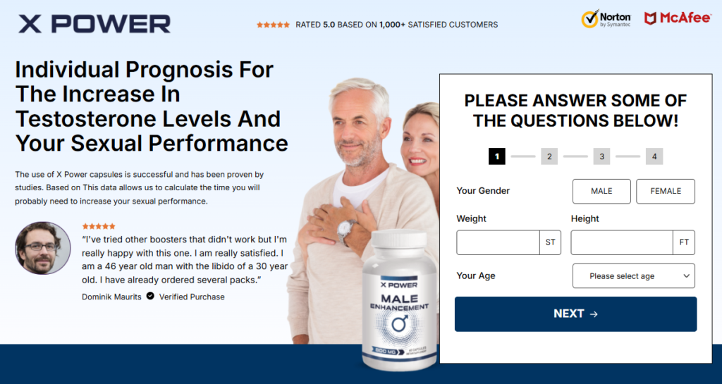 X Power Male Enhancement UK