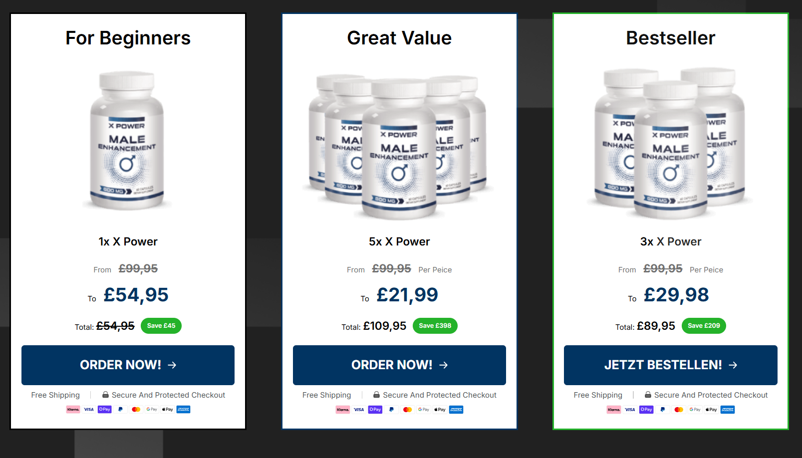 X Power Male Enhancement UK