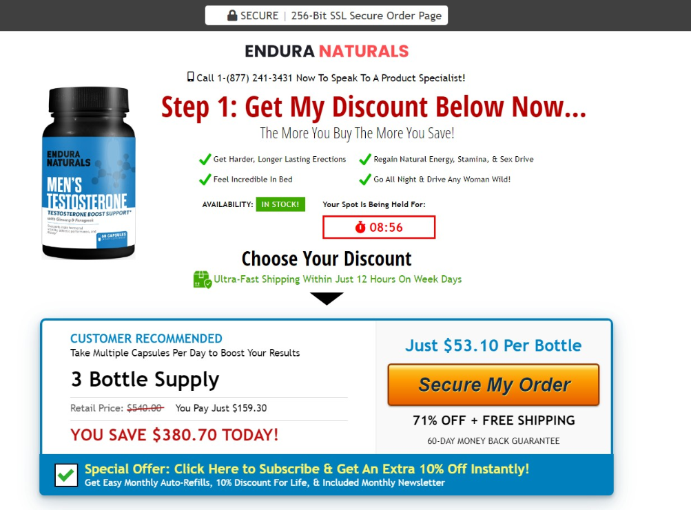Endura Naturals Male Enhancement
