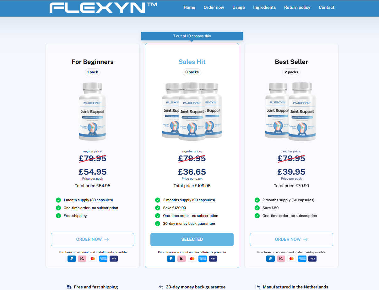 Flexyn Joint Support UK